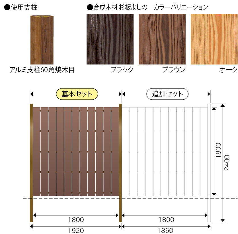 イコー板垣セット30型　竪板張　片面張